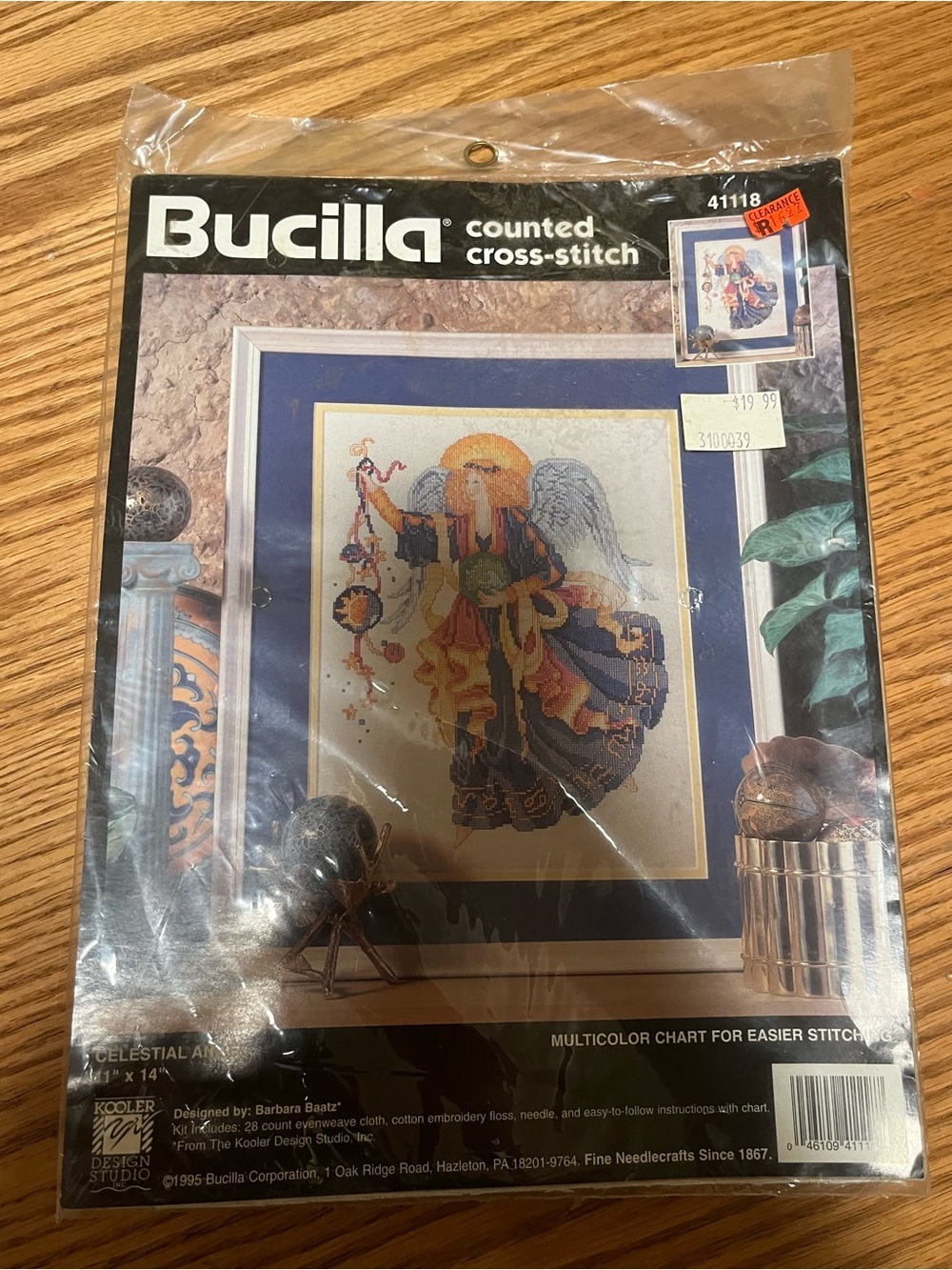 Vintage Bucilla "Celestial Angel" Counted Cross Stitch #41118